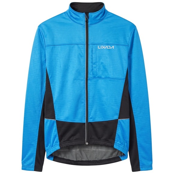 LIXADA Other - LIxada Mens Cycling Jacket Thermal Fleece Windproof Bike Jersey Blue Black Large